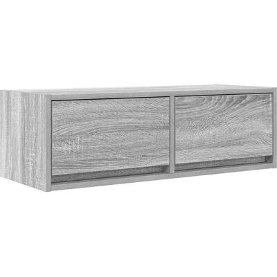 Vidaxl Wandmontierter TV-Schrank - Grau Sonoma - 80x31x25.5 cm Vidaxl Wandmontierter TV-Schrank - Grau Sonoma - 80x31x25.5 cm