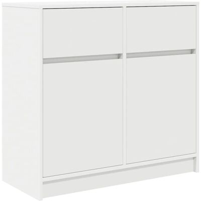 vidaXL Sideboard mit Schublade Weiß - Stauraum vidaXL Sideboard mit Schublade Weiß - Stauraum