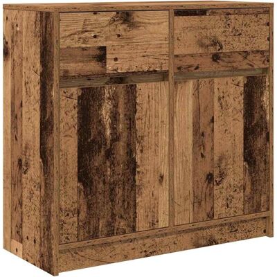 vidaXL Altholz Sideboard - 80x34x76 cm - Aufbewahrungsmöbel vidaXL Altholz Sideboard - 80x34x76 cm - Aufbewahrungsmöbel