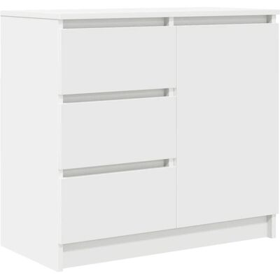 vidaXL Sideboard - 71x35x65 cm Weiß Holzwerkstoff vidaXL Sideboard - 71x35x65 cm Weiß Holzwerkstoff