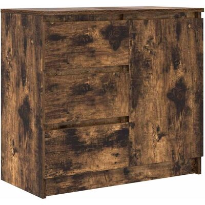 vidaXL Sideboard - Räuchereiche - 71x35x65 cm - Aufbewahrungsmöbel vidaXL Sideboard - Räuchereiche - 71x35x65 cm - Aufbewahrungsmöbel
