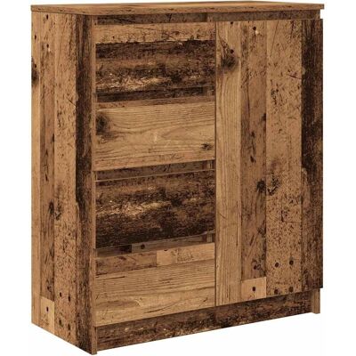 vidaXL Sideboard mit Schubladen Altholz-Optik 71x35x84cm Holzwerkstoff Braun vidaXL Sideboard mit Schubladen Altholz-Optik 71x35x84cm Holzwerkstoff Braun