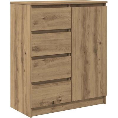 vidaXL Sideboard mit Schubladen Artisan-Eiche 71x35x84cm Holzwerkstoff Braun vidaXL Sideboard mit Schubladen Artisan-Eiche 71x35x84cm Holzwerkstoff Braun