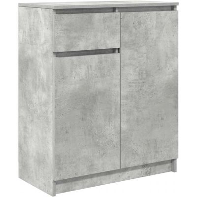vidaXL Sideboard mit Schublade Betonggrau - Stauraummöbel vidaXL Sideboard mit Schublade Betonggrau - Stauraummöbel