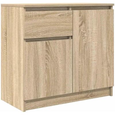vidaXL Sideboard mit Schublade Sonoma-Eiche - Sideboard vidaXL Sideboard mit Schublade Sonoma-Eiche - Sideboard