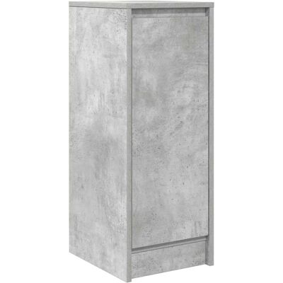 vidaXL Dressoir Betongrijs 29,5x34x76 cm Houttechniek - Dressoir vidaXL Dressoir Betongrijs 29,5x34x76 cm Houttechniek - Dressoir