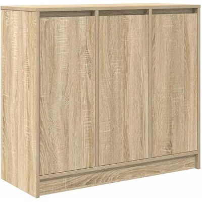 vidaXL Sideboard Sonoma-Eiche 85x34x76 cm Holzwerkstoff Braun vidaXL Sideboard Sonoma-Eiche 85x34x76 cm Holzwerkstoff Braun
