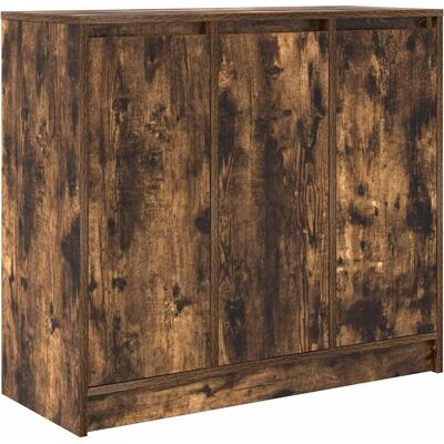 vidaXL Sideboard Räuchereiche 85x34x76 cm Holzwerkstoff Braun vidaXL Sideboard Räuchereiche 85x34x76 cm Holzwerkstoff Braun