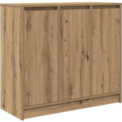 vidaXL Sideboard Artisan Eiche 85x34x76 cm - Sideboard vidaXL Sideboard Artisan Eiche 85x34x76 cm - Sideboard