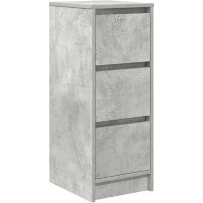 Buffet en Bois Gris Vidaxl - Rangement Pratique - Publicité Buffet en Bois Gris Vidaxl - Rangement Pratique - Publicité