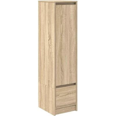 vidaXL Highboard Sonoma Eik - Houttechniek - 29,5x34x119,5 cm vidaXL Highboard Sonoma Eik - Houttechniek - 29,5x34x119,5 cm