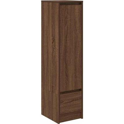 vidaXL Highboard Braun Eichen-Optik - Holzwerkstoff - 29,5x34x119,5 cm vidaXL Highboard Braun Eichen-Optik - Holzwerkstoff - 29,5x34x119,5 cm