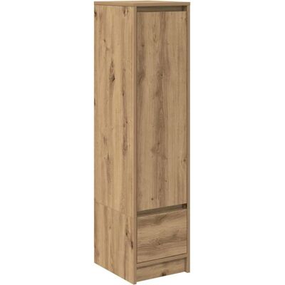 vidaXL Hoge Kast Artisan Eiken - Engineered Houten Kast vidaXL Hoge Kast Artisan Eiken - Engineered Houten Kast