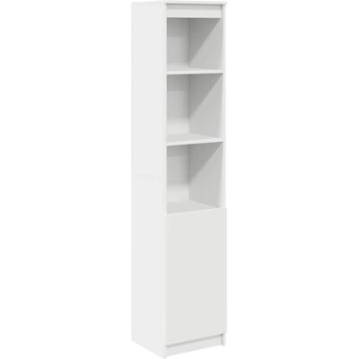 vidaXL Højt skab hvid 37,5x35x180 cm teknisk træ - Skab vidaXL Højt skab hvid 37,5x35x180 cm teknisk træ - Skab