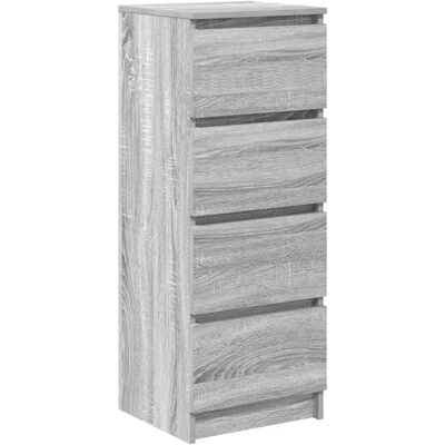 vidaXL Skab Grå Sonoma - Opbevaringsmøbel - 37,5x35x99 cm vidaXL Skab Grå Sonoma - Opbevaringsmøbel - 37,5x35x99 cm