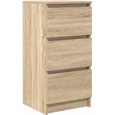 vidaXL Sonoma Eiche Sideboard - 37,5x35x76 cm Langlebiger Stauraum vidaXL Sonoma Eiche Sideboard - 37,5x35x76 cm Langlebiger Stauraum