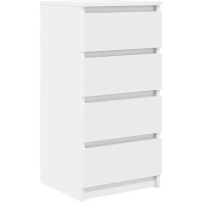 vidaXL Weiß Sideboard 37,5x35x76 cm Holzwerkstoff vidaXL Weiß Sideboard 37,5x35x76 cm Holzwerkstoff