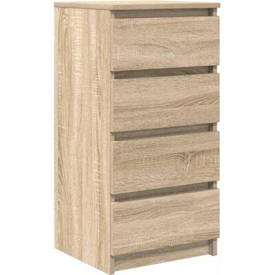 vidaXL Sonoma Oak Sideboard - Storage Cabinet - Brown vidaXL Sonoma Oak Sideboard - Storage Cabinet - Brown