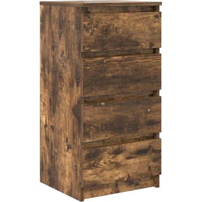vidaXL Sideboard Räuchereiche 37,5x35x76 cm Holzwerkstoff Braun - Sideboard vidaXL Sideboard Räuchereiche 37,5x35x76 cm Holzwerkstoff Braun - Sideboard
