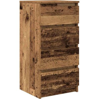 vidaXL Altholz-Optik Sideboard 37,5x35x76 cm - Stauraum-Schrank vidaXL Altholz-Optik Sideboard 37,5x35x76 cm - Stauraum-Schrank