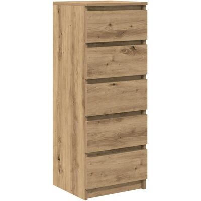 vidaXL Artisan-Eiche Sideboard - 37,5x35x99 cm - Braun - Sideboard vidaXL Artisan-Eiche Sideboard - 37,5x35x99 cm - Braun - Sideboard