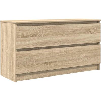 vidaXL Meuble TV Chêne Sonoma - 100x35x54 cm Bois technique vidaXL Meuble TV Chêne Sonoma - 100x35x54 cm Bois technique