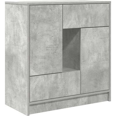 vidaXL Sideboard - Grau Beton - 70,5x34x74,5 cm vidaXL Sideboard - Grau Beton - 70,5x34x74,5 cm