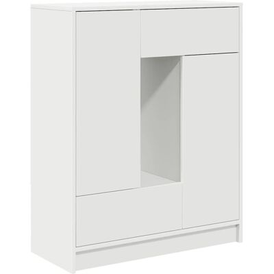 Buffet Blanc vidaXL 73x31x90 cm - Meuble de rangement - Publicité Buffet Blanc vidaXL 73x31x90 cm - Meuble de rangement - Publicité