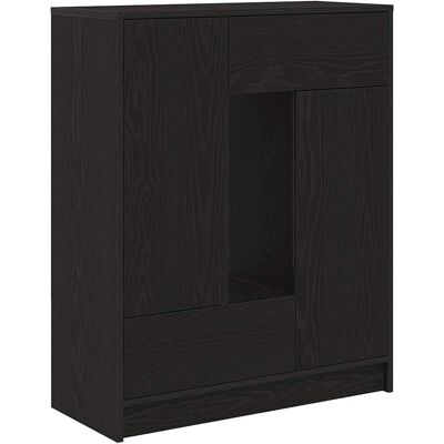 vidaXL Sideboard Schwarz - Stauraumschrank mit Schubladen und Türen vidaXL Sideboard Schwarz - Stauraumschrank mit Schubladen und Türen