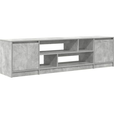 Vidaxl - Moderne grå beton TV-stol 188,5x41x50 cm træ Vidaxl - Moderne grå beton TV-stol 188,5x41x50 cm træ