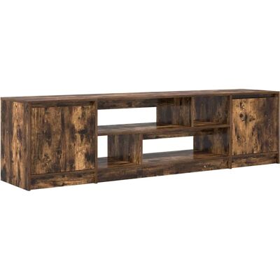 Vidaxl - Røgfarvet eg TV-skab - 188,5x41x50 cm træmateriale Vidaxl - Røgfarvet eg TV-skab - 188,5x41x50 cm træmateriale