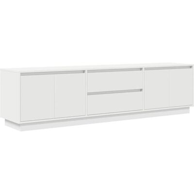 vidaXL TV-skab med LED-lys Gammelt Træ 193,5x41x50 cm - TV Møbel vidaXL TV-skab med LED-lys Gammelt Træ 193,5x41x50 cm - TV Møbel