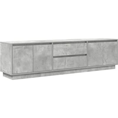 vidaXL TV-skab med LED-lys Gammelt Træ 193,5x41x50 vidaXL TV-skab med LED-lys Gammelt Træ 193,5x41x50