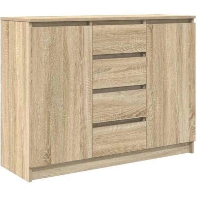 vidaXL Sideboard - Sonoma Eiche 100,5x35x76cm vidaXL Sideboard - Sonoma Eiche 100,5x35x76cm