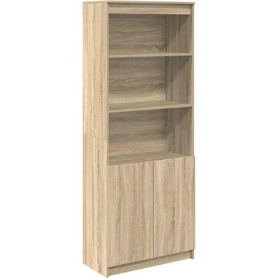 vidaXL Highboard Black Oak 70 cm - Highboard vidaXL Highboard Black Oak 70 cm - Highboard
