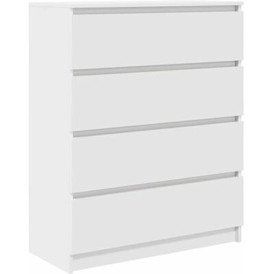 vidaXL Sideboard Weiß 80x35x99 cm Holzwerkstoff - Sideboard vidaXL Sideboard Weiß 80x35x99 cm Holzwerkstoff - Sideboard