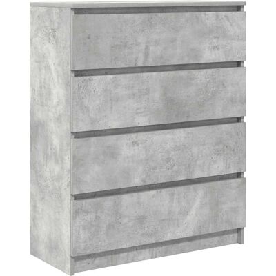 vidaXL Sideboard Beton Grau 80x35x99 cm Holzwerkstoff vidaXL Sideboard Beton Grau 80x35x99 cm Holzwerkstoff