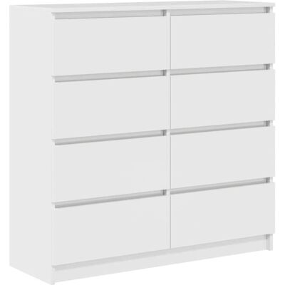 vidaXL Weißes Sideboard 100x35x99 cm Holzwerkstoff-Schränke vidaXL Weißes Sideboard 100x35x99 cm Holzwerkstoff-Schränke