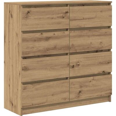 vidaXL Sideboard Artisan Eiche 100x35x99 cm - Stauraum vidaXL Sideboard Artisan Eiche 100x35x99 cm - Stauraum