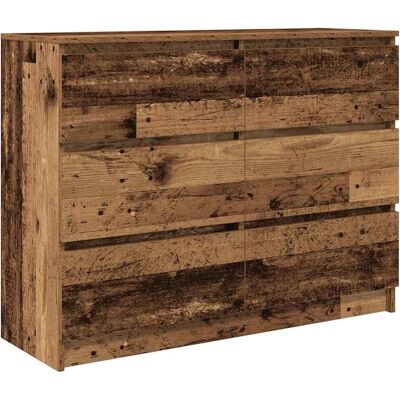 vidaXL Altholz-Sideboard - 100x35x76 cm Aufbewahrungsschrank vidaXL Altholz-Sideboard - 100x35x76 cm Aufbewahrungsschrank