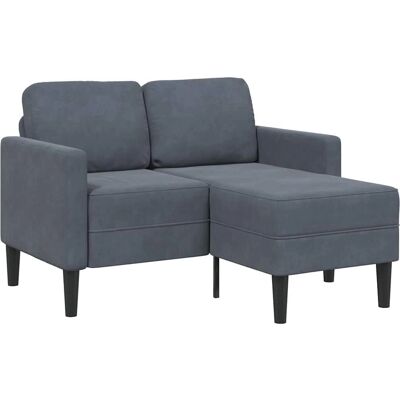 vidaXL Canapé en L avec chaise longue - 125cm - Publicité vidaXL Canapé en L avec chaise longue - 125cm - Publicité