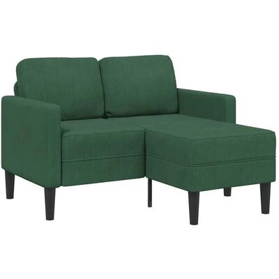 vidaXL 2-Sitzer-Ecksofa Dschungelgrün vidaXL 2-Sitzer-Ecksofa Dschungelgrün