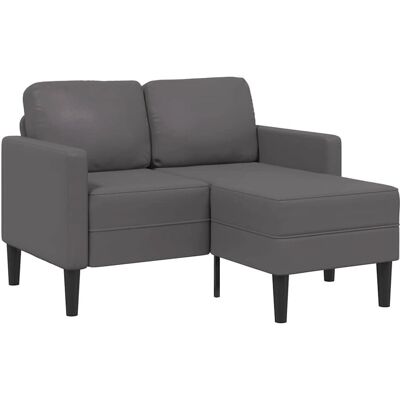 vidaXL L-formet sofa med chaiselongue - Grå 125cm vidaXL L-formet sofa med chaiselongue - Grå 125cm