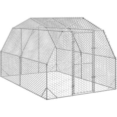 vidaXL Kippenhok 2,5x4x2,25 m Gegalvaniseerd Staal - Kippenhok vidaXL Kippenhok 2,5x4x2,25 m Gegalvaniseerd Staal - Kippenhok