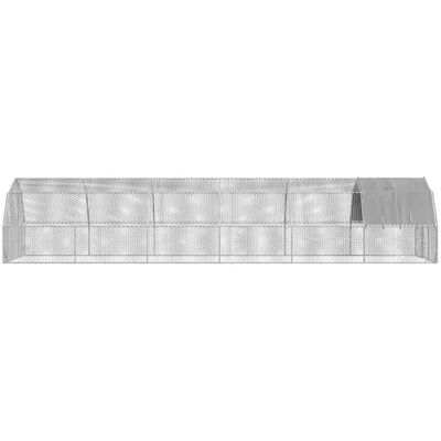 vidaXL Kurnik - 2,5x12x2,25 m Galwanizowana Stal Duży Kurnik vidaXL Kurnik - 2,5x12x2,25 m Galwanizowana Stal Duży Kurnik