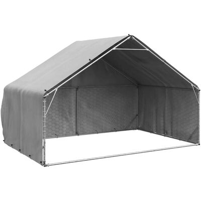 vidaXL Außen-Hundezwinger - 3x2x1,9 m Verzinkter Stahl vidaXL Außen-Hundezwinger - 3x2x1,9 m Verzinkter Stahl
