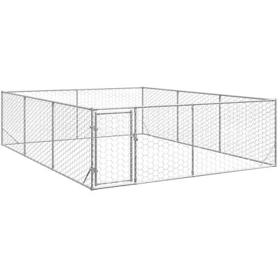 vidaXL Udendørs hundegård - 3x4x1 m Gepoedercoat stål vidaXL Udendørs hundegård - 3x4x1 m Gepoedercoat stål