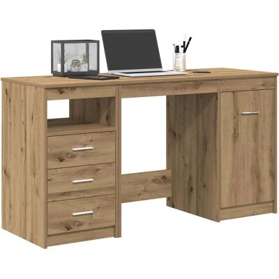 vidaXL Schreibtisch mit Schrank Artisan Oak - Schreibtisch vidaXL Schreibtisch mit Schrank Artisan Oak - Schreibtisch
