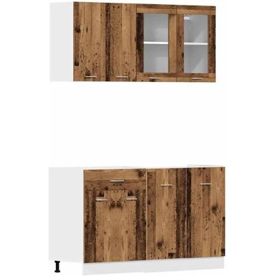vidaXL 3328573 Gabinete de Cocina de Madera Antigua - Armario de Almacenamiento vidaXL 3328573 Gabinete de Cocina de Madera Antigua - Armario de Almacenamiento