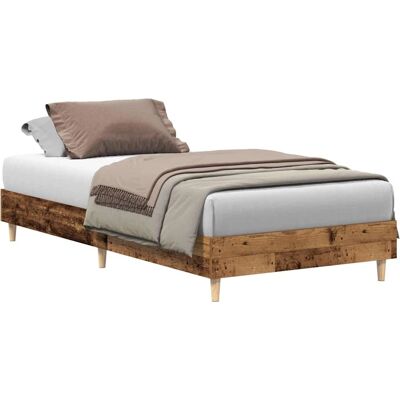 vidaXL Sengestel - 90x200 cm Støtte Listelåg Sort vidaXL Sengestel - 90x200 cm Støtte Listelåg Sort